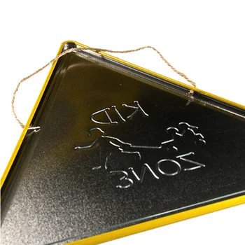 Peligro WIFI Gratis Triángulo de las Señales de Advertencia de Metal Amarillo de la Placa Indicadora de Taller Público Corredor Irregular de Advertencia de la Pared de Estaño Signos