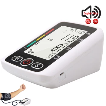 Negro de la parte Superior del brazo tipo de presión arterial esfigmomanómetro, la medición precisa de los productos de salud, portátil