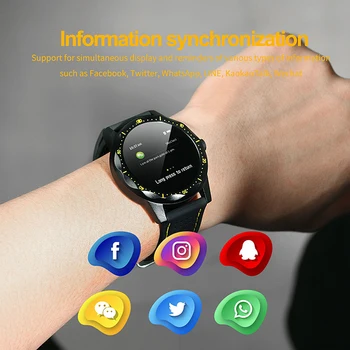 Hombres Reloj Inteligente IP68 Impermeable de Bluetooth del Deporte de la Pulsera Para Android IOS Mensaje Reminer Monitor de Frecuencia Cardíaca Para la Natación