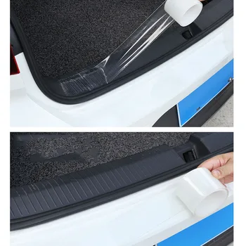 Coche Alféizar de la Tira Anti-la intensificación de Parachoques Invisible Película de Protección Transparente Borde de la Puerta de Bloqueo Para Mazda 3 Axela 2019 2020