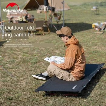Naturehike al aire libre Plegable Cama plegable Camping Portátil de la Casa de la Pausa del Almuerzo Cama Individual Plegable militar Cama