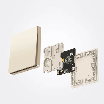 Actualizada La Versión De Oro Xiaomi Aqara Interruptor De Pared De Oro De ZigBee Smart Cero De La Línea De Fuego De Alambre De Luz Control Remoto Inalámbrico Interruptor De