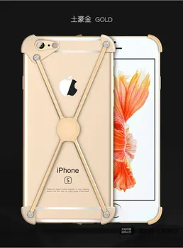 Cool X Metal de Parachoques para el iPhone 6s Plus Magnético de la Cubierta del Marco de Aluminio Tornillo Asegurado para el iPhone X 8 7 5S/SE a prueba de Golpes de la caja del Teléfono