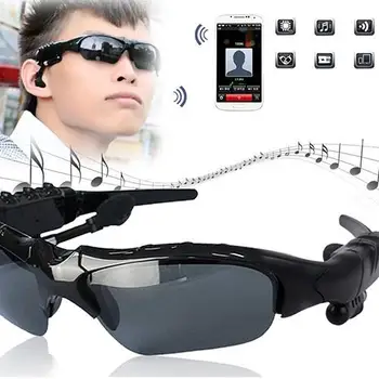 Bluetooth Gafas de sol al aire libre Inteligente Gafas Bluetooth Gafas de Sol Auricular Inalámbrico Deporte con Micrófono para Teléfonos Inteligentes