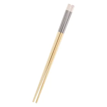 Creativo De Bambú, Palillos Creativo Patrón De Plaza Palillos Conjunto Japonés Coreano Sushi, Fideos De La Salmuera Natural Chino 5 Pares