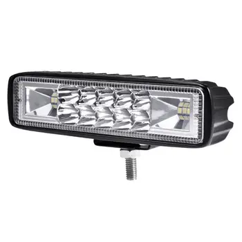 10 pcs/lote de 18W LED Spotlight de Trabajo de Vehículos Bombillas de Luz de la prenda Impermeable LED de 12V del Vehículo Luz de la Barra Para Auto Offroad Camión Barco SUV de la Lámpara