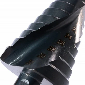 4-32mm recubrimiento de Nitruro de Paso Broca Triángulo Vástago de la Broca Espiral de Groove Paso brocas huecas de Metal Agujero de Perforación Herramientas