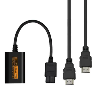 0.3 m 720P NGC/N64/SNES/SFC HD HDMI Switch Convertidor de Vídeo HDTV Cable Scart Con 1,5 m de Cable HDMI Conveniente Plug and Play