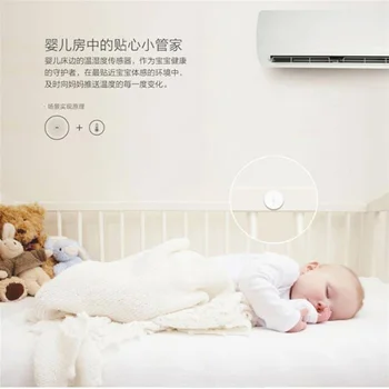 Original Xiaomi Mi Smart Sensor de Temperatura y Humedad Poner al bebé a la Casa de Trabajo de la oficina Con Android IOS Mihome APP