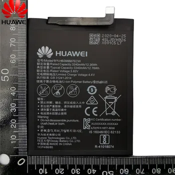 Original de la Batería HB356687ECW Para Huawei Nova 2Plus 2i 2 3i 4e Huawei P30 Lite Compañero SE G10 Mate 10 Lite Honor 7X / 9i