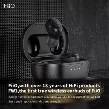 FiiO FW1 Verdadero Wireless HiFi Auriculares, el Bombeo de Bajo, TWS Bluetooth V5.0 Auriculares con aptX