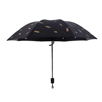 Automático Paraguas de Celosía Revestimiento Negro Paraguas Plegable Resistente al Viento Anti-UV Paraguas a prueba de viento Paraguas de la Lluvia para los Hombres de las Mujeres