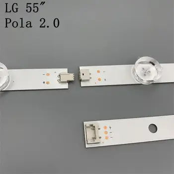 14 UNIDADES/Juego de tira de LED De LG innotek Pola2.0 55