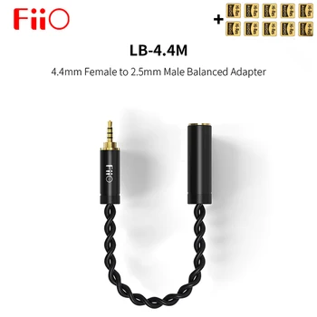 Fiio LB-4,4 M (LB 4.4 M) 4.4 mm Hembra de 2,5 mm Macho Balanceado Adaptador de Conexión de 4.4 mm Enchufe de Auriculares para FIIO jugador M9 Q5 X7II