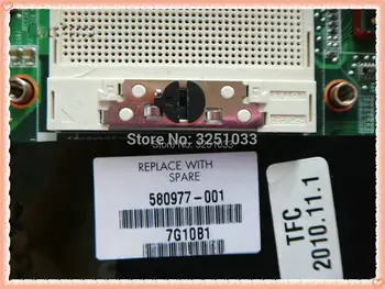 580977-001 para HP PAVILION DV6T-2100 NOTEBOOK PC DDR3 DV6-2000 de la placa madre para HP DV6 PM55 no integrado