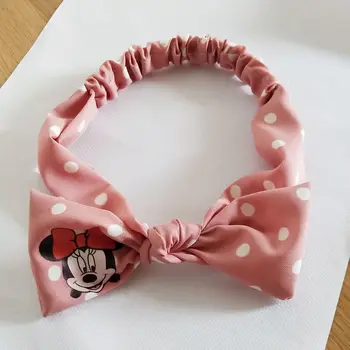 Disney joyería accesorios para el cabello de Minnie Mouse Mickey chica hermosa cabeza de cuerda de goma de la banda de la banda para el cabello turbante accesorios para el cabello