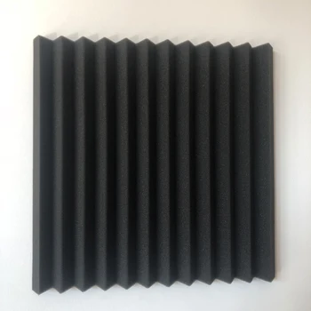 Insonorización Espuma Acústica Azulejos Estudio de Espuma en forma de Cuña 12x 12x 1 pulgadas Azul/Negro Color