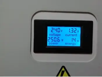 0-100 A la CA DC Voltímetro Digital Amperímetro Vatímetro de Energía el Medidor de Energía Grande LED de Retroiluminación de la Pantalla Amperímetro Voltímetro Multímetro