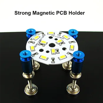 Magnéticos fuertes PCB Titular de la Ayuda de las Manos de Soldadura de Herramienta de Soldadura de Ensamblaje de la Abrazadera del Soporte de la Luminaria para Teléfono de la Reparación de la Placa base