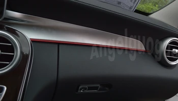 La aleación de aluminio de Medio de control de tira decorativa de la cubierta de ajuste para Mercedes Benz-2018 de la clase C W205/ GLC X205-2018 LHD