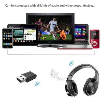 T5 auriculares Inalámbricos Bluetooth de los auriculares Stero auricular con Construir-en el MICRÓFONO con conector de 3,5 mm para Xiaomi Samsung IPHONE