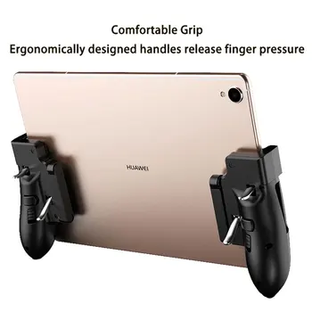 Para Android Tablet iPad Controlador de disparo de Control de Fuego Gratis Pubg Juego Joystick Gamepad Teléfono Celular Smartphone Móvil en 6 Dedos