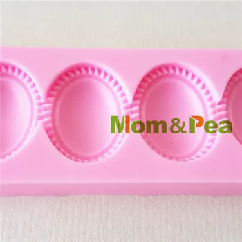 Mom&Pea 1327 Envío Gratis Joya Deco de Silicona Molde de la Torta de la Decoración de la Tarta Fondant en 3D de moldes de Grado alimenticio