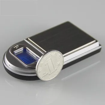 Mini Encendedor de Diseño Digital Escalas de 100/200 g De la Joyería de Diamantes de Oro de la Escala de 0.01 Equilibrio Gram Báscula Electrónica FBE2
