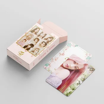 54pcs/set KPOP dos veces Lomo de la tarjeta HD de Impresión de alta calidad Photocard álbum de Fotos del Cartel de la Tarjeta de envases elegante, K-pop, el DOBLE de los fans de regalo