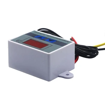 5Pcs 110-220V Ac Led Digital con Controlador de Temperatura Xh-W3001 para Incubadora de Refrigeración de la Calefacción Interruptor Termostato Sensor Ntc