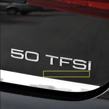 El emblema y el Tronco de la etiqueta Engomada Para Audi A4L A6L Q3 Q5 Coche Estilo de la Decoración de 68 mm 95 mm tracción a las 4 Ruedas Bar Insignia de tracción en Todas las Ruedas de la Parrilla