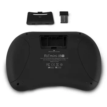 Rii i8+ Wireless/Bluetooth Mini Teclado ruso Con la Batería de Litio de Retroiluminación del panel táctil Para PC, Caja de TV, Windows