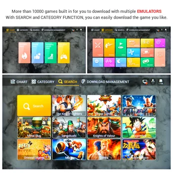 3D Pandora SAGA Wifi TV Juego de Box 3000 EN 1 Multi Juegos de Arcade de la Consola de la CSM/SFC/PCE/N64/DS/MD/MAME/GBC/GBA/FBA