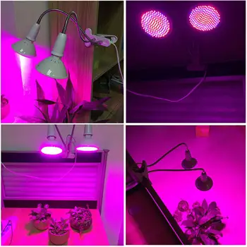 Espectro completo de la Planta Crecer Bombillas de Luz Led de la Lámpara de iluminación para las Semillas hydro Flores de Invernadero de Verduras en el jardín Interior E27 fito growbox