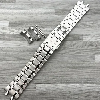 Banda de reloj Para Tisso 1853 T099 Hombres Sólida de Acero Inoxidable Reloj de pulsera de los Accesorios de 21mm Reloj de Cadena de Metal Reloj de Pulsera