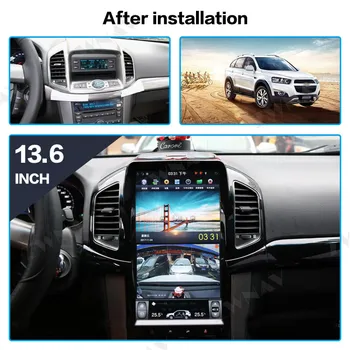 128 Tesla Pantalla Carplay Para el año 2013 2016 2017 Chevrolet Captiva Android Jugador de la Unidad GPS Auto de Audio Estéreo de la Radio Grabadora