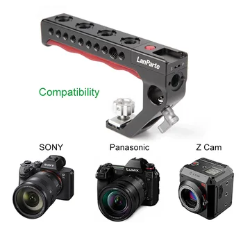 Lanparte REC Control de la parte Superior de la Manija con Arri Localizador para SONY Multi LANC para Panasonic S1 GH5s para Z Cam E2 Cámara RÉFLEX digital Accesorios