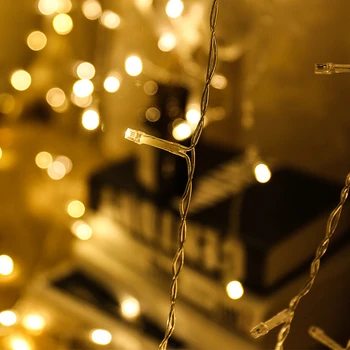 Vacaciones de Luces de Navidad Led al aire libre de 10M 100Led 20M 200 Led Led Cadena de Luces de la Decoración para la Fiesta de Fiesta de la Boda de la Guirnalda de la Lámpara