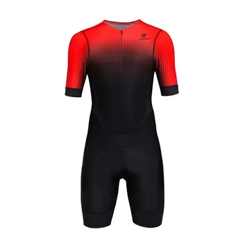 LIMKOO de ropa deportiva equipo de pro triatlón traje de manga corta tri traje de ciclismo skinsuit equipacion ciclismo correr ciclismo ropa kit