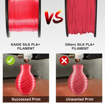 PLA Filamento del pla de la seda sffect 1 kg De Impresoras 3D Filamento de 1.75 MM 330M 2.2 libras de Seda Textura de los Recambios de Material Biodegradable