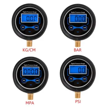 0-200PSI LCD Digital Medidor de Presión de Neumáticos de Coche Auto Moto Neumáticos de Aire PSI Medidor de 1/8