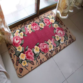 Beibehang de moda Lagerstroemia colchones ultra-slip tapetes colchones para el hogar alfombras de entrada cojines del sofá colchones colchonetas