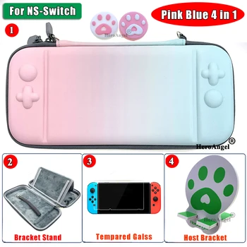 2020 Duro Nuevo De Viaje Bolsa De Almacenamiento Para Diferentes Interruptor De La Funda Protectora Para Nintendo De La Consola Del Conmutador De Accesorios De Juego De 8 Colores