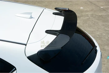 La Fibra de carbono Exterior Alerón Trasero Cola Tronco de Arranque Ala Decoración de Coche de Estilo para Mazda 3 Axela Hatchback 2016 2017