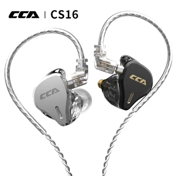 CCA CS16 8BA Unidades de la Unidad de manos libres Con Desmontable Separar En la Oreja los Auriculares de alta fidelidad Auricular 8 de Inducido Equilibrado