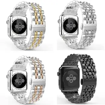 La banda Para el Apple Watch de la Correa 4 5 44 mm 40 mm 42 mm 38 mm de Metal de Acero Inoxidable de la Pulsera de la Correa para el iWatch Serie 5 4 3 2 1 Accesorios