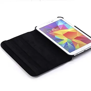 Para Samsung Galaxy Tab 4 8.0 T330 T331 Caso De 360 Giratoria Cuero de la PU para Samsung Tab4 8inch Cubrir los Casos De SM-T330 cubierta de la Tableta