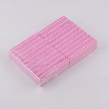 50Pcs Rosa Mini Lijado de Uñas Búfer de Archivo de Bloque de Gel UV De Uñas DIY Arte del Clavo de Herramientas de Manicura Pedicura Uñas de los Búferes de Archivo