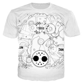 YX Chica 2018 Verano Unisex Tops Camisetas de Precisión Movemen Camiseta Para los Hombres de las Mujeres de Manga Corta O-cuello de la camiseta de la Calle Dropshipping