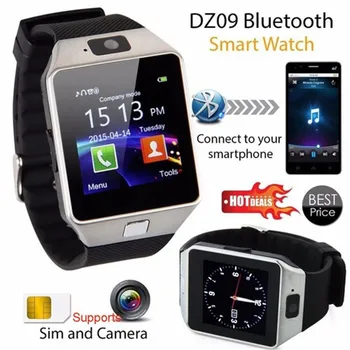 2020 Nuevo Estilo de DZ09 Electrónica Reloj Inteligente de Apoyo TF Tarjeta Sim Con la Cámara Para el Teléfono Android